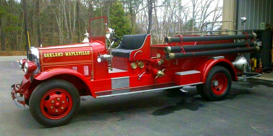 Oakland Mapleville Fire Department Fox Engine