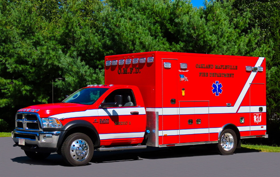 Oakland Mapleville Fire Department Medic 1